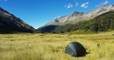 Te Araroa Trail Day 122 - Camping outside Upper Travers hut