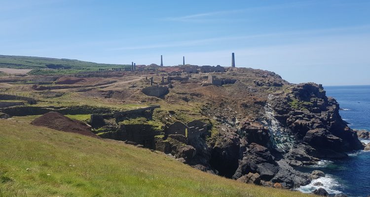 Levant mine on the Tin Coast, South West Coast Path