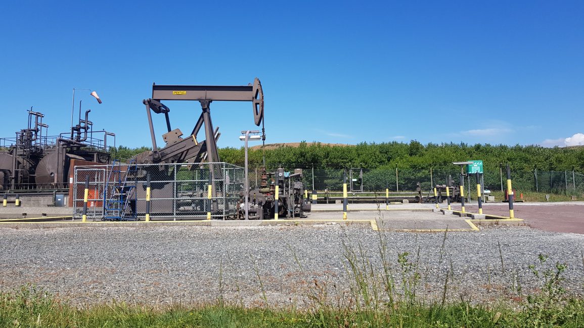 Little oil well at Kimmeridge Bay