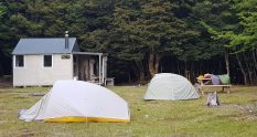 Camping at Tarn hut richmond