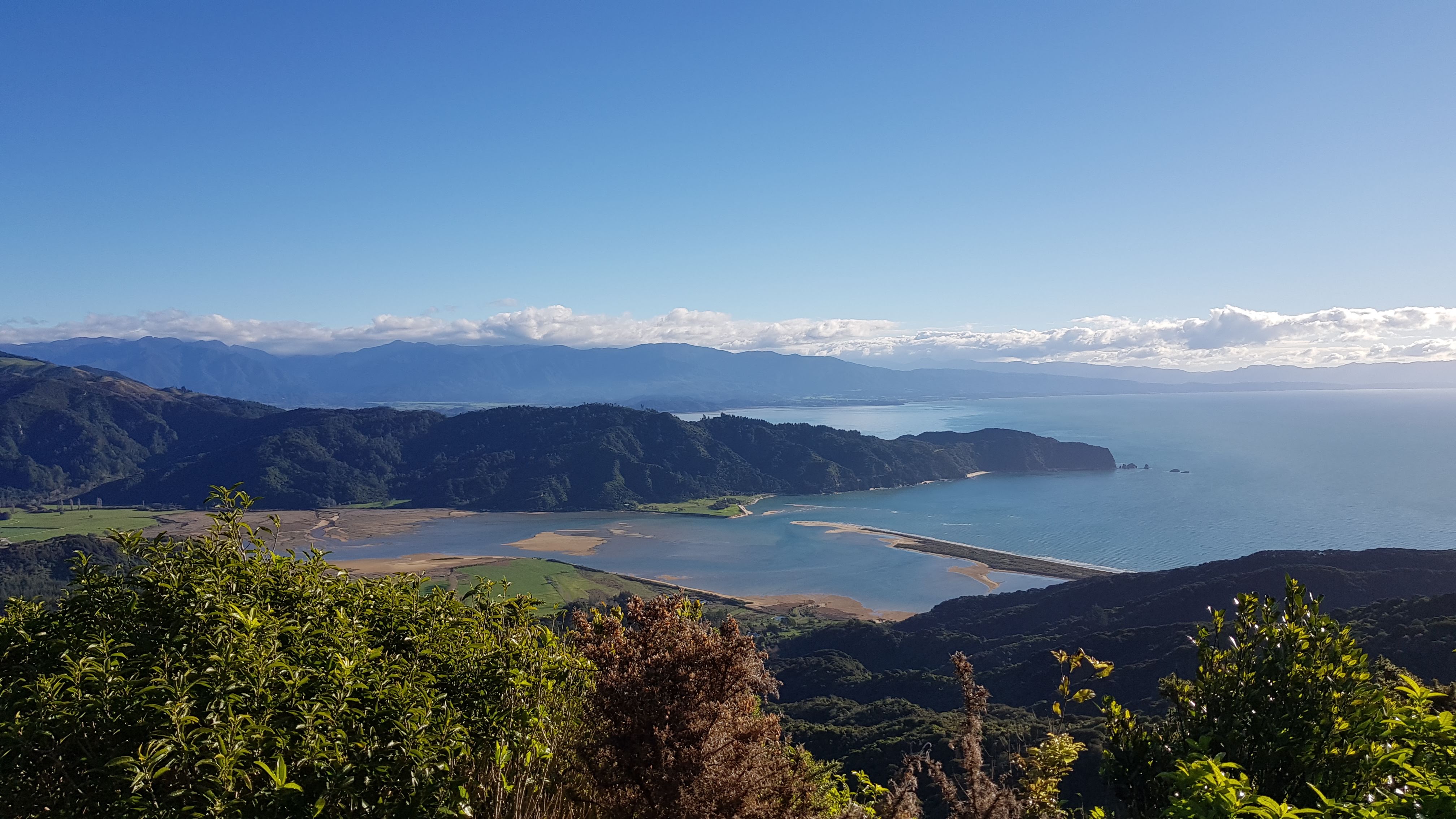 Wainui Bay from the Abel Tasman Inland Track