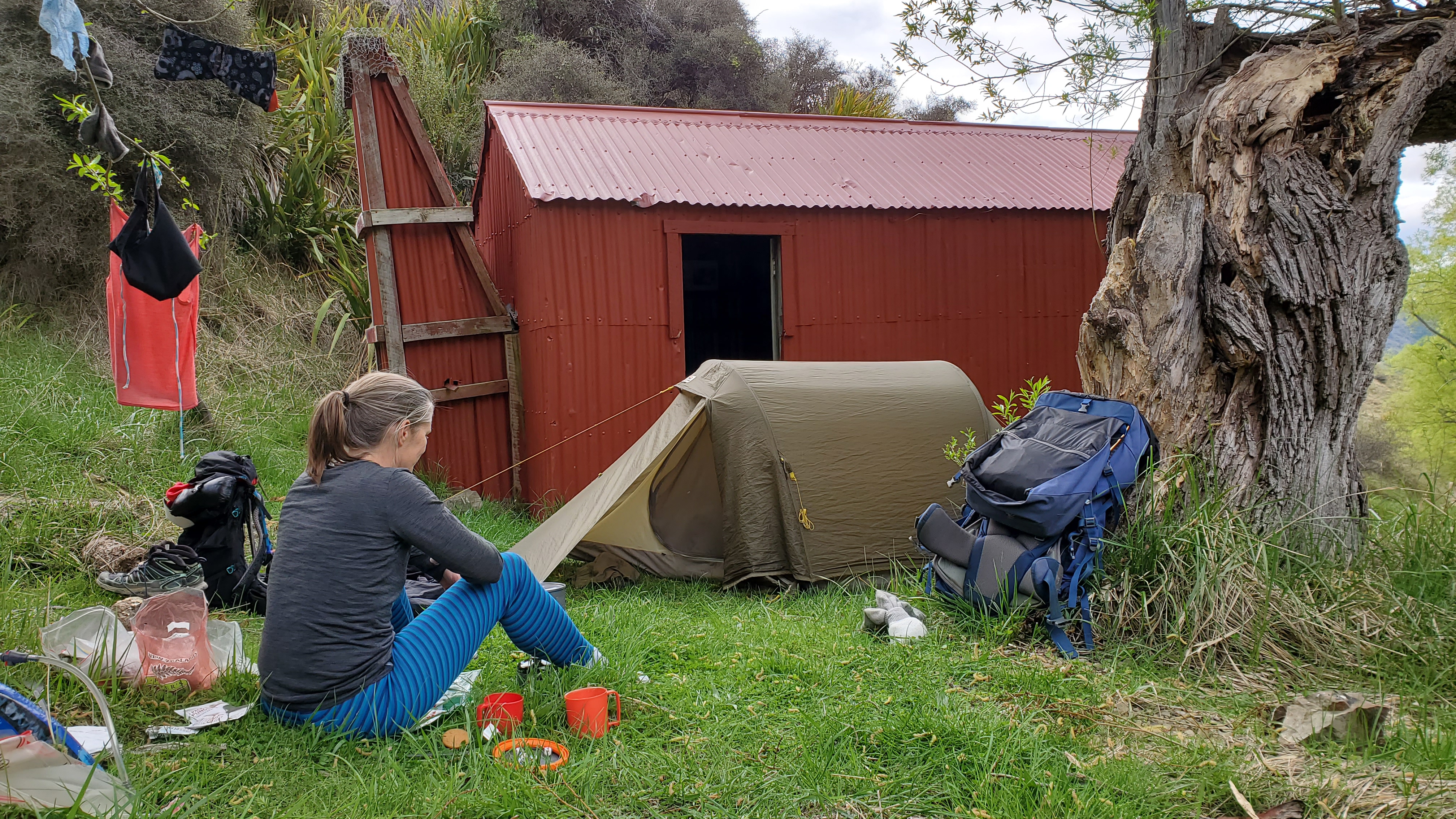 Tenting at Tentpoles Historic Hut