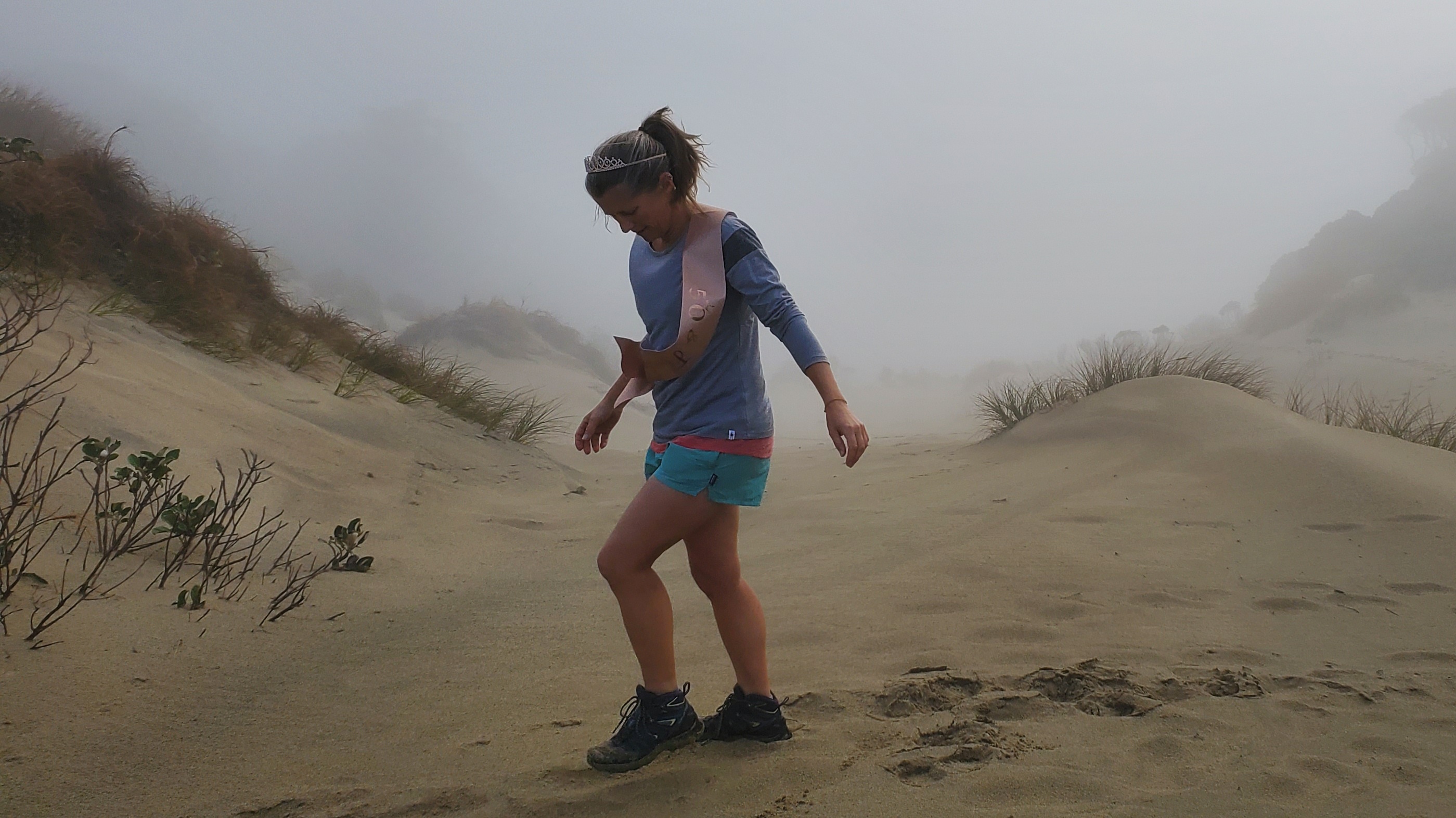 Fiftieth Birthday kiwi spotting on Big Hellfire dunes