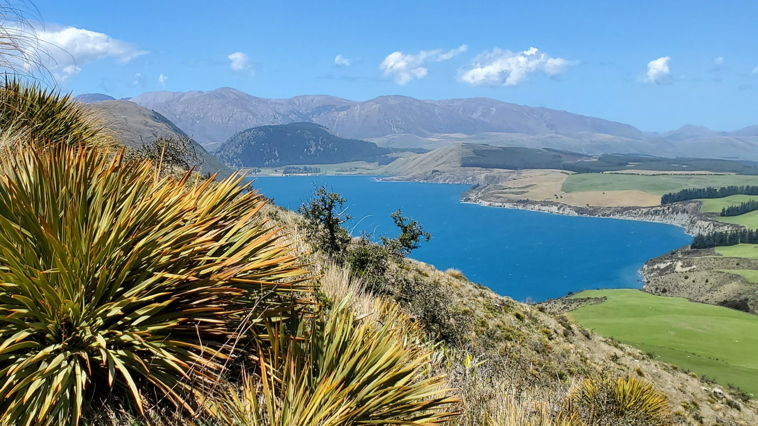 Great views going up the Peak Hill Ttrack
