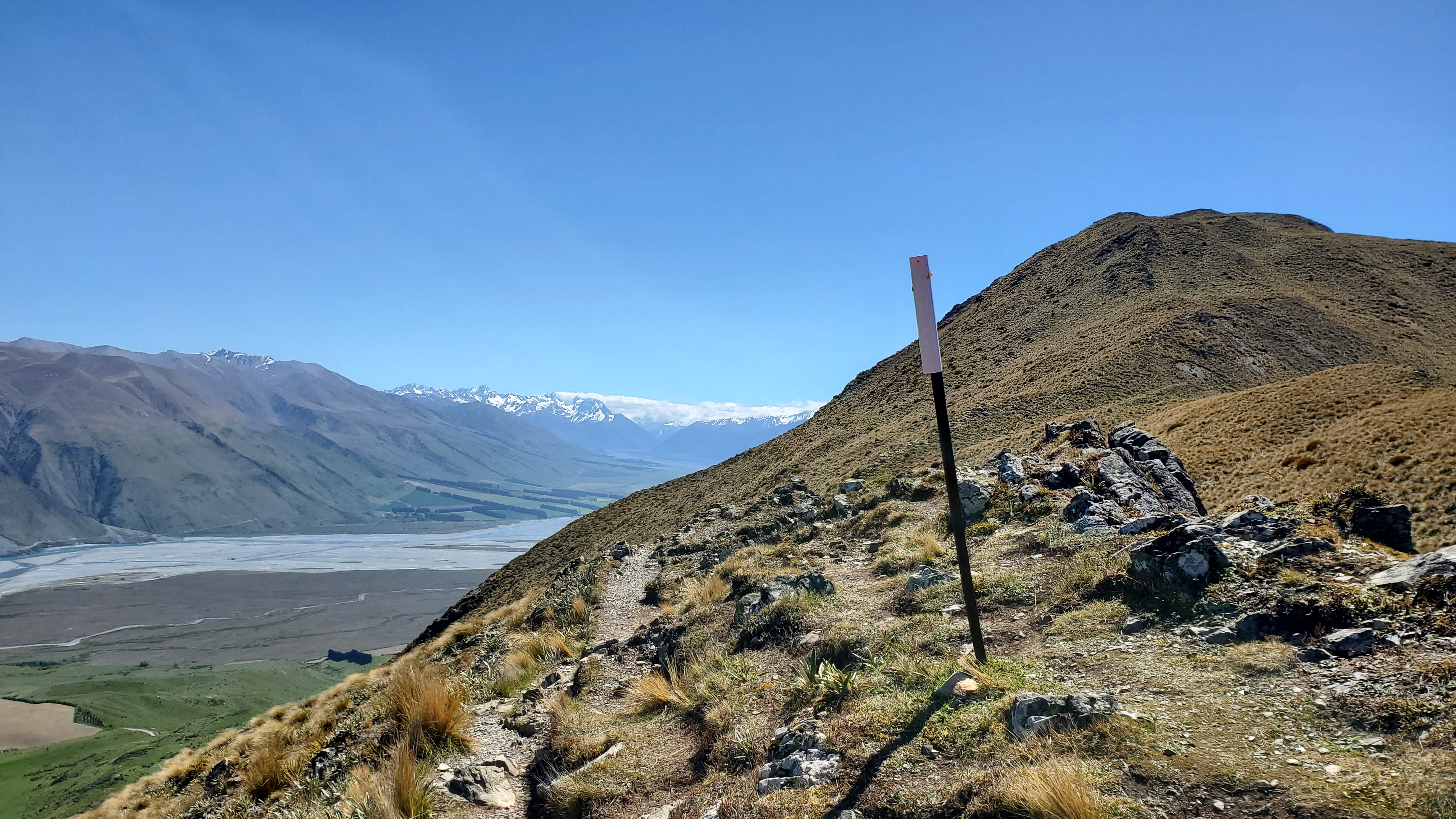 Rakaia River from Peak Hill