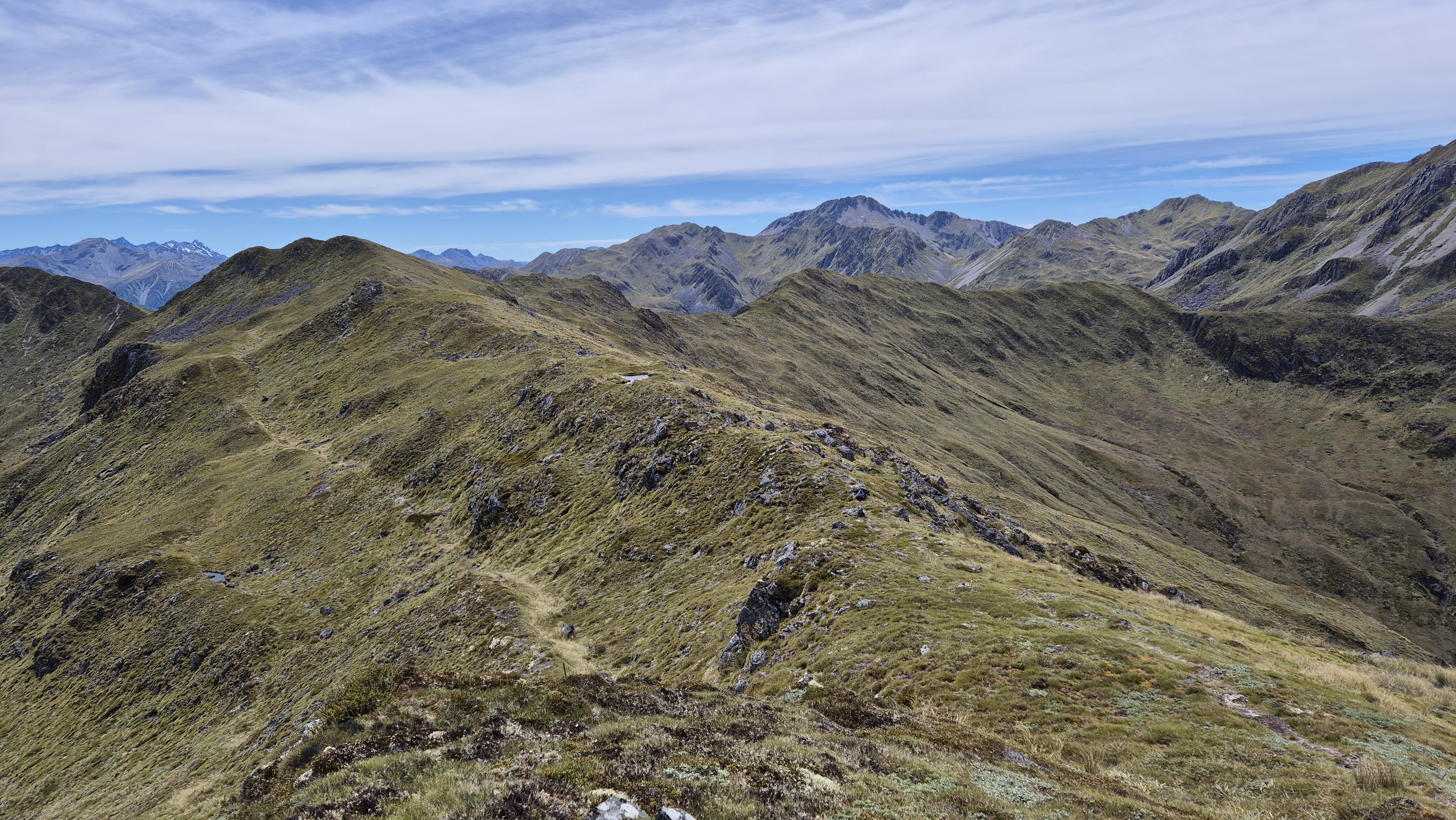 Heading east to Pt 1482 from the Rough Creek Track, Robinson Christabel
