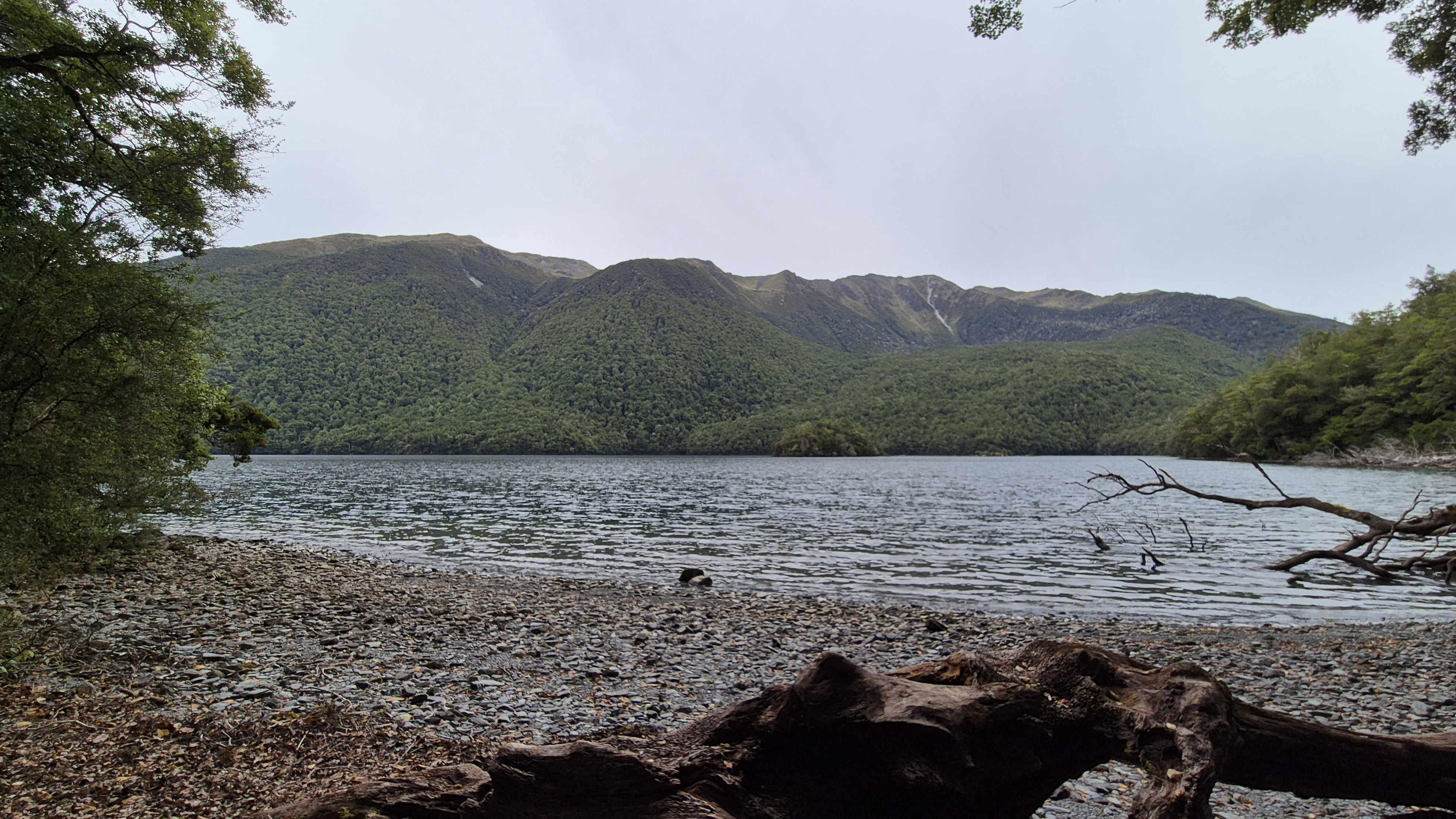 a beach near the western end of Lake Christabel. Robinson Christabel Circuit