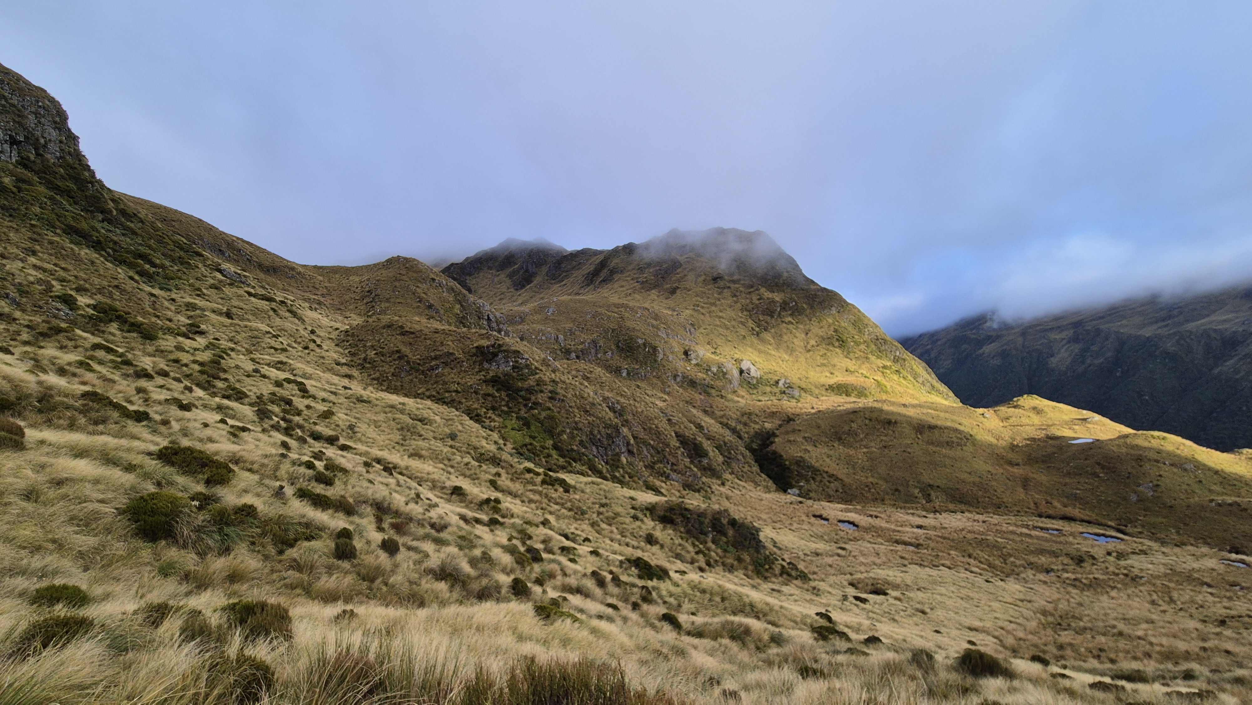 Heading towards Lake Morgan from Lake Morgan hut